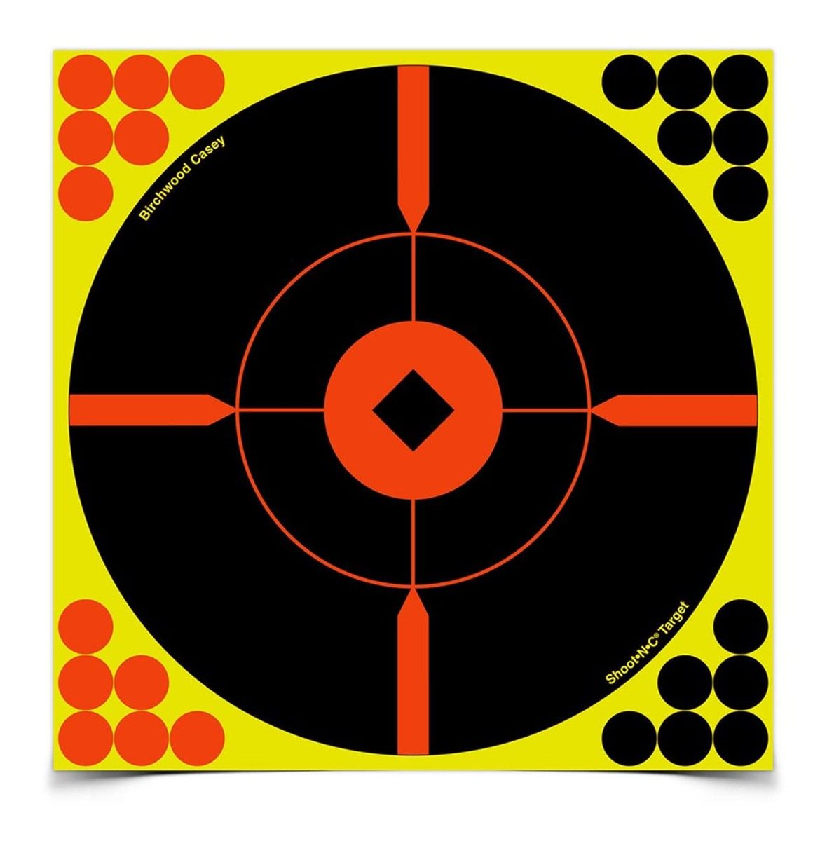 Birchwood Casey BMW-6 Shoot-N-C Round X Target (Pack of 6), 8-Inch