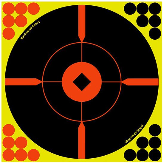 Birchwood Casey BMW-6 Shoot-N-C Round X Target (Pack of 6), 8-Inch view 2
