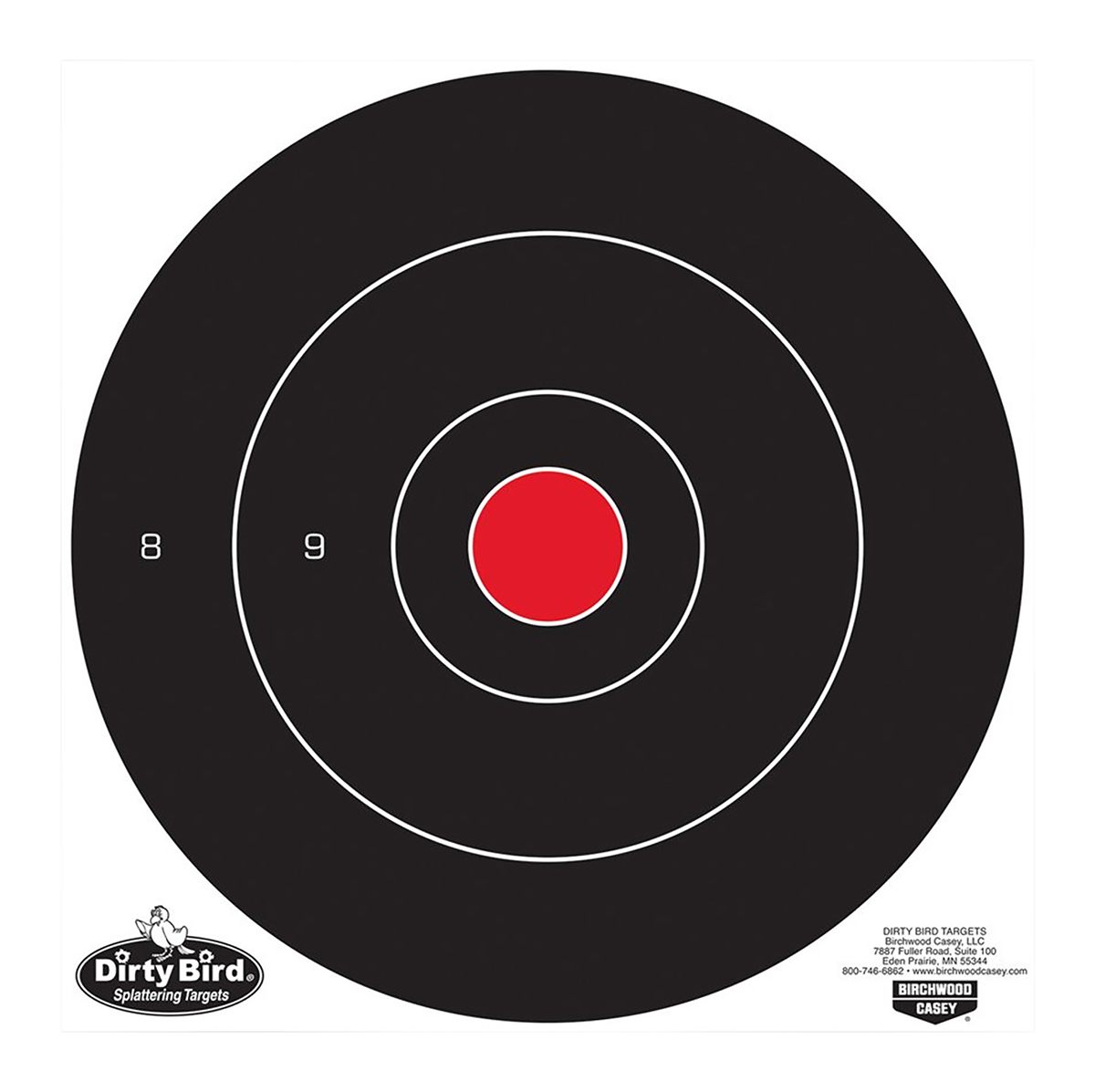 Birchwood Casey Bulls Eye Dirty Bird Splattering Paper Targets (Per 100), 1