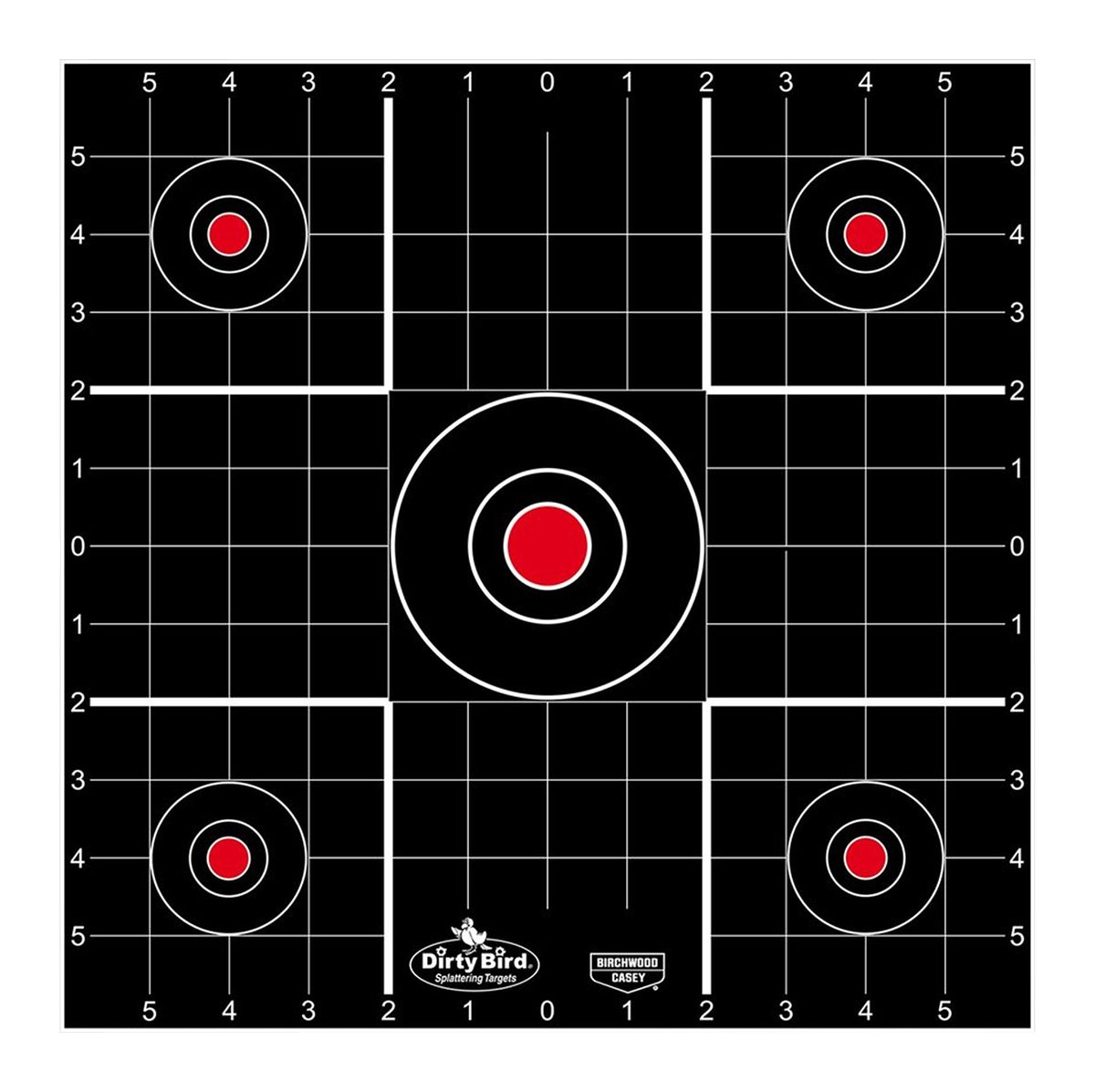 Birchwood Casey unisex adult 12in 100pk Dirty Bird 12 Sight In Target 100 S
