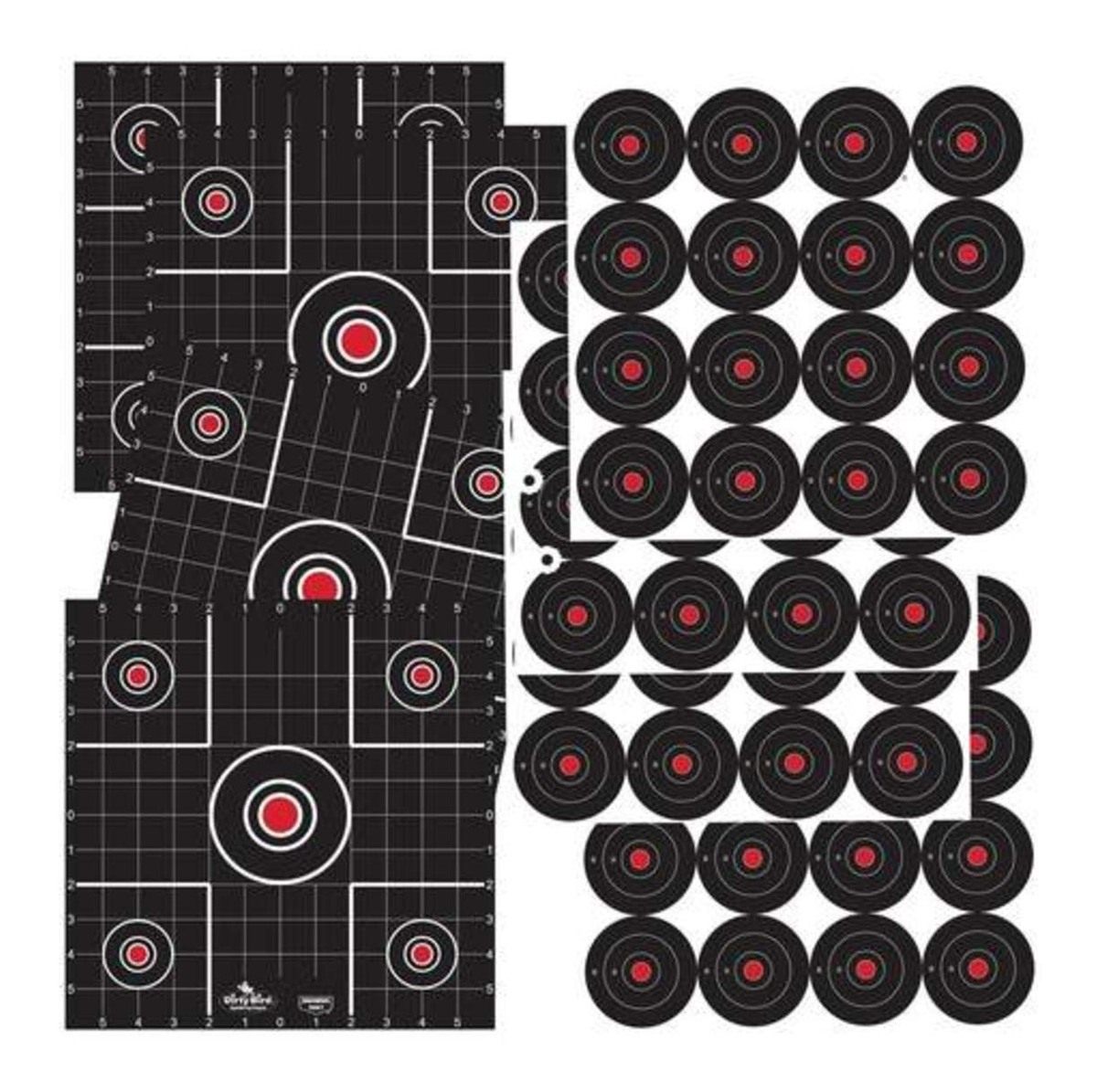 Birchwood Casey Non-Adhesive Dirty Bird White Splattering 12in Practice Sho