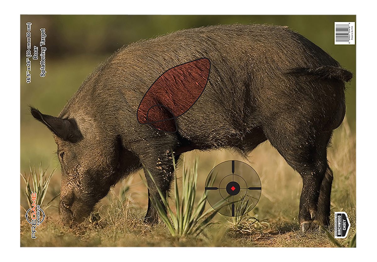 Birchwood Casey 35408 Pregame Boar Paper Target 16.50in x 24in 3 Per Pkg