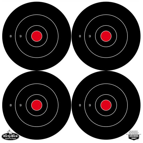 Birchwood Casey Dirty Bird Round Target (Pack of 12), 6-Inch view 2