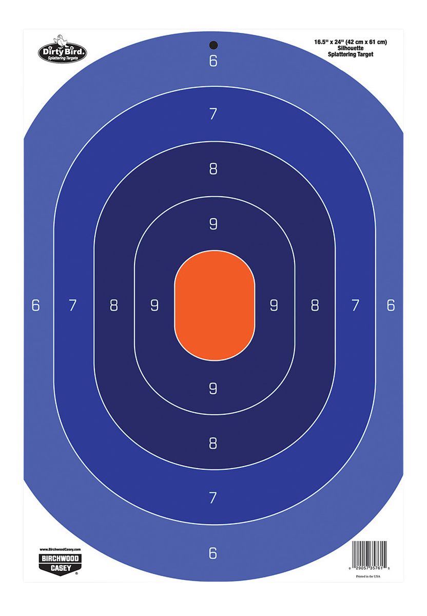 Birchwood Casey 35763 Dirty Bird Silhouette Tagboard Target 16.50in x 24in