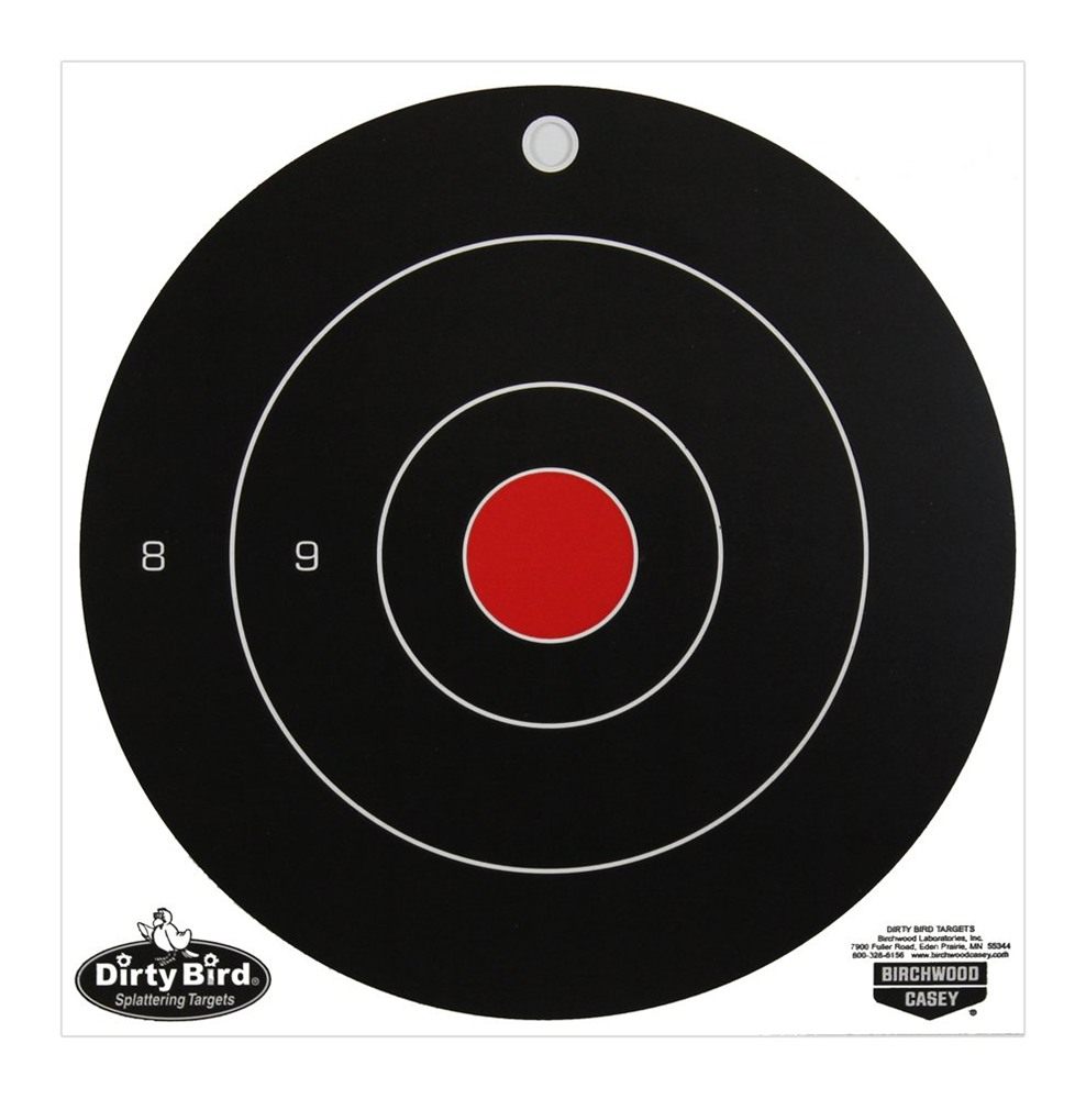 Birchwood Casey Non-Adhesive Dirty Bird Bull's-Eye Large Targets Practice S