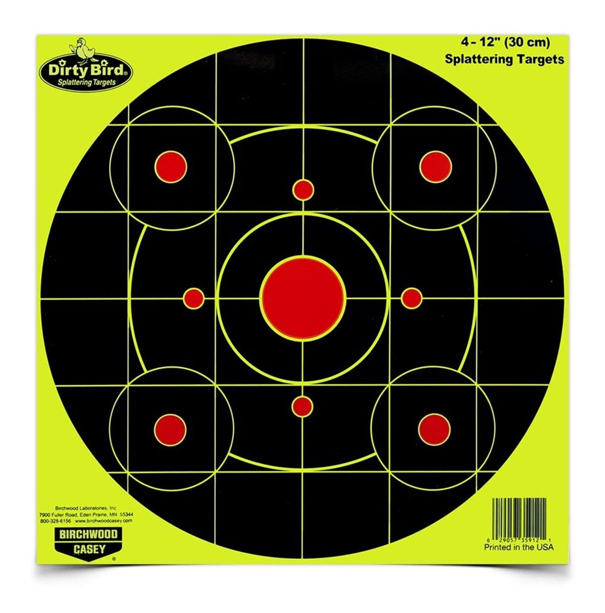 Birchwood Casey Dirty Bird Chartreuse 12in 4 Pack