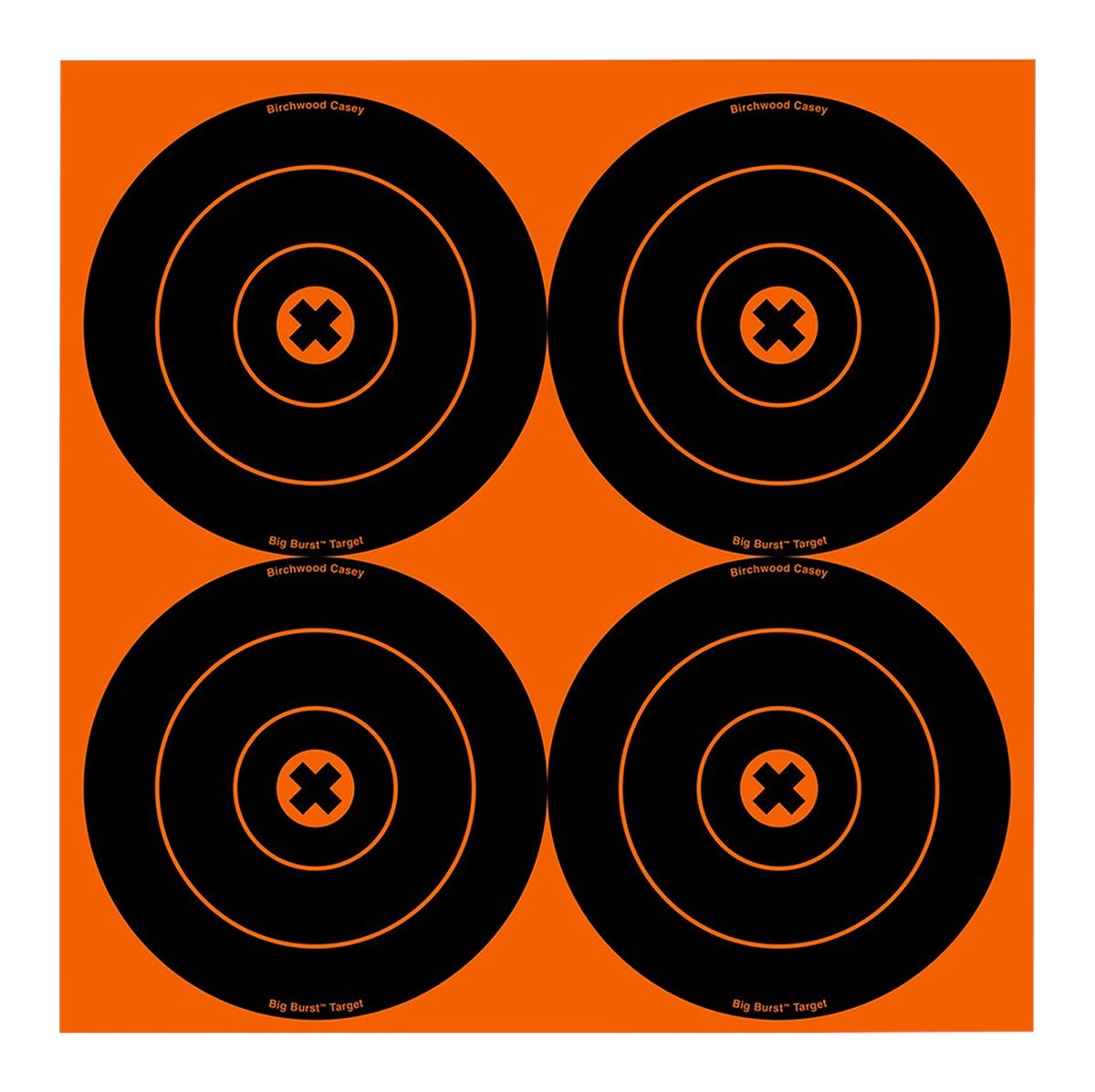 Birchwood Casey Big Burst 6-Inch Bull's-Eye, 12 - Revealing Targets