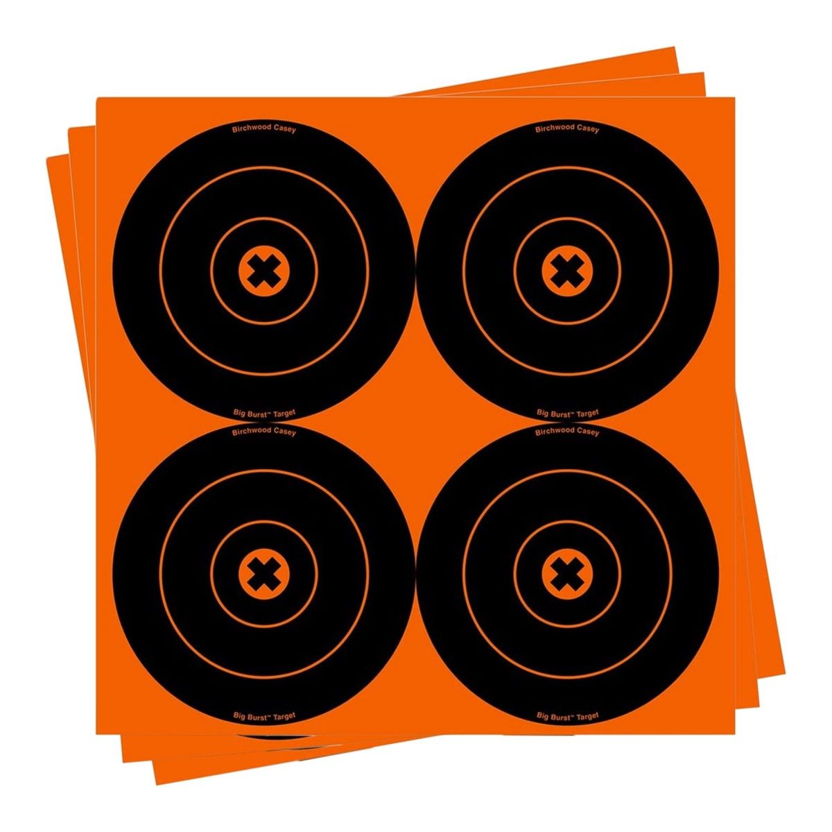 Birchwood Casey Big Burst 6-Inch Bull's-Eye, 12 - Revealing Targets view 2