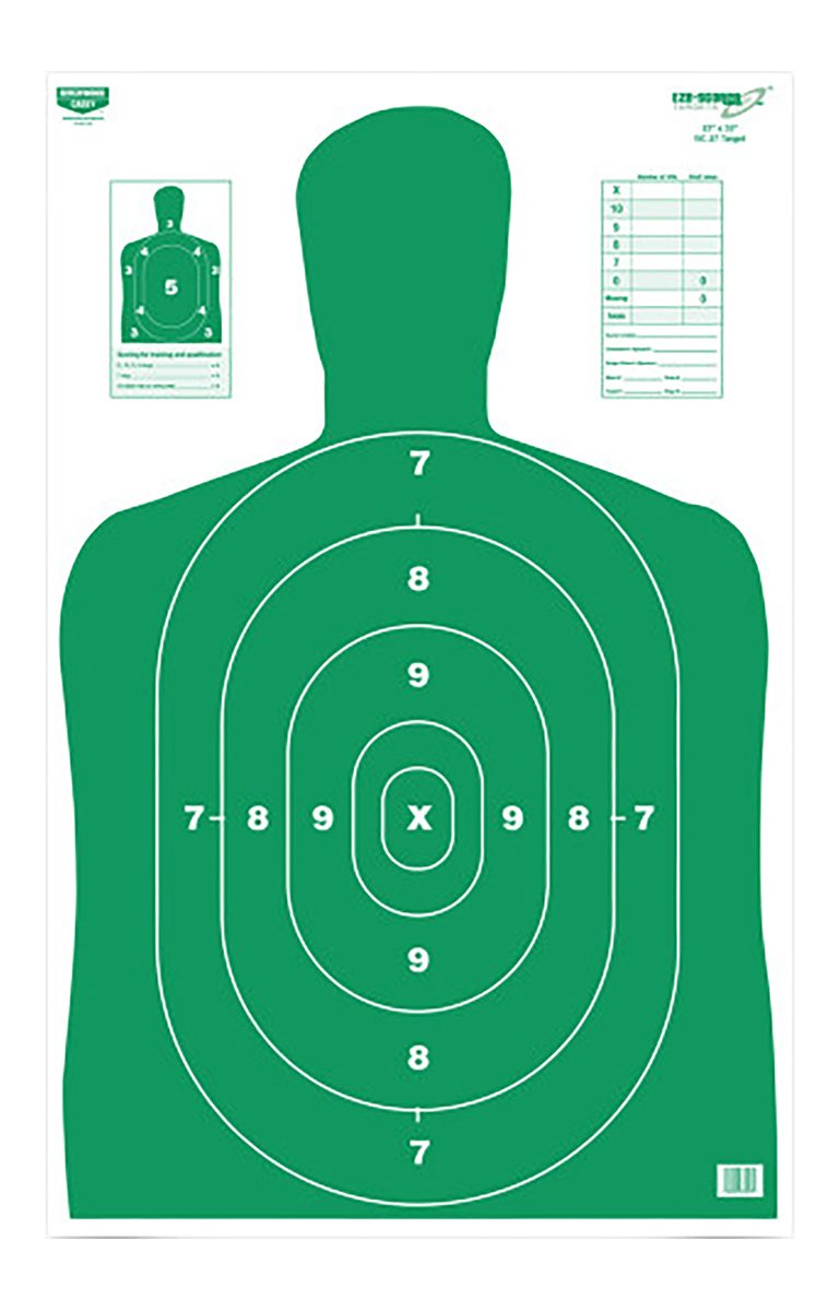 Birchwood Casey 37017 EZE-Scorer BC-27 Silhouette Paper 23in x 35in Green 1