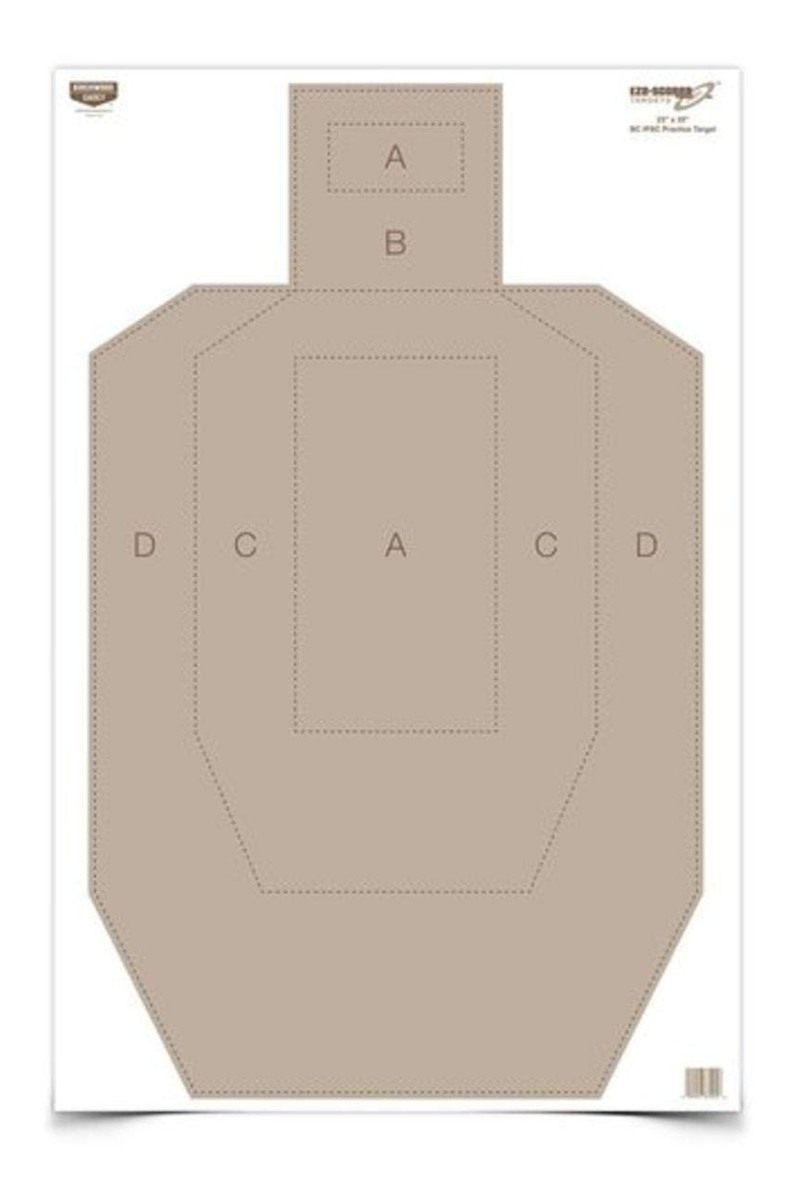 Birchwood Casey Eze-Scorer IPSC Practice Target (Per 5), 23 x 35-Inch