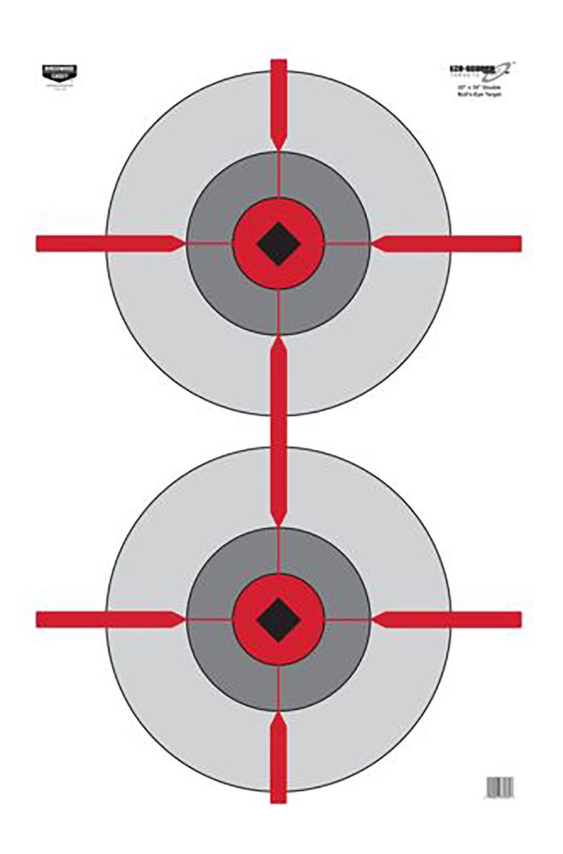 Birchwood Casey 37031 EZE-Scorer Bullseye Paper Target 23in x 35in 100 Per
