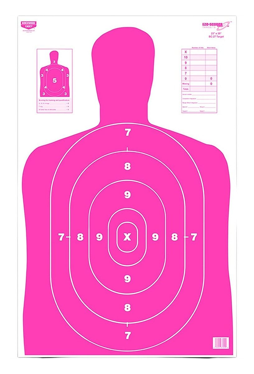 Birchwood Casey 23in x 35in Eze-Scorer BC-27 High-Contrast Silhouette Shoot