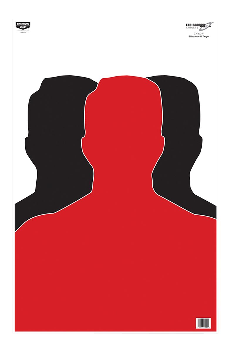 Birchwood Casey 37042 EZE-Scorer Silhouette Paper Target 23in x 35in 100 Pe