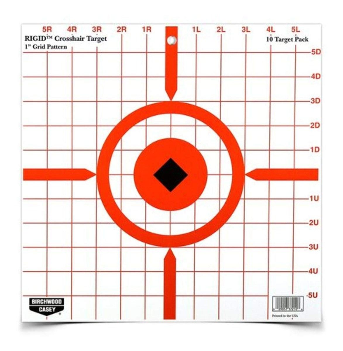 Birchwood Casey Rigid 12in Crosshair Sight-In Target - 10