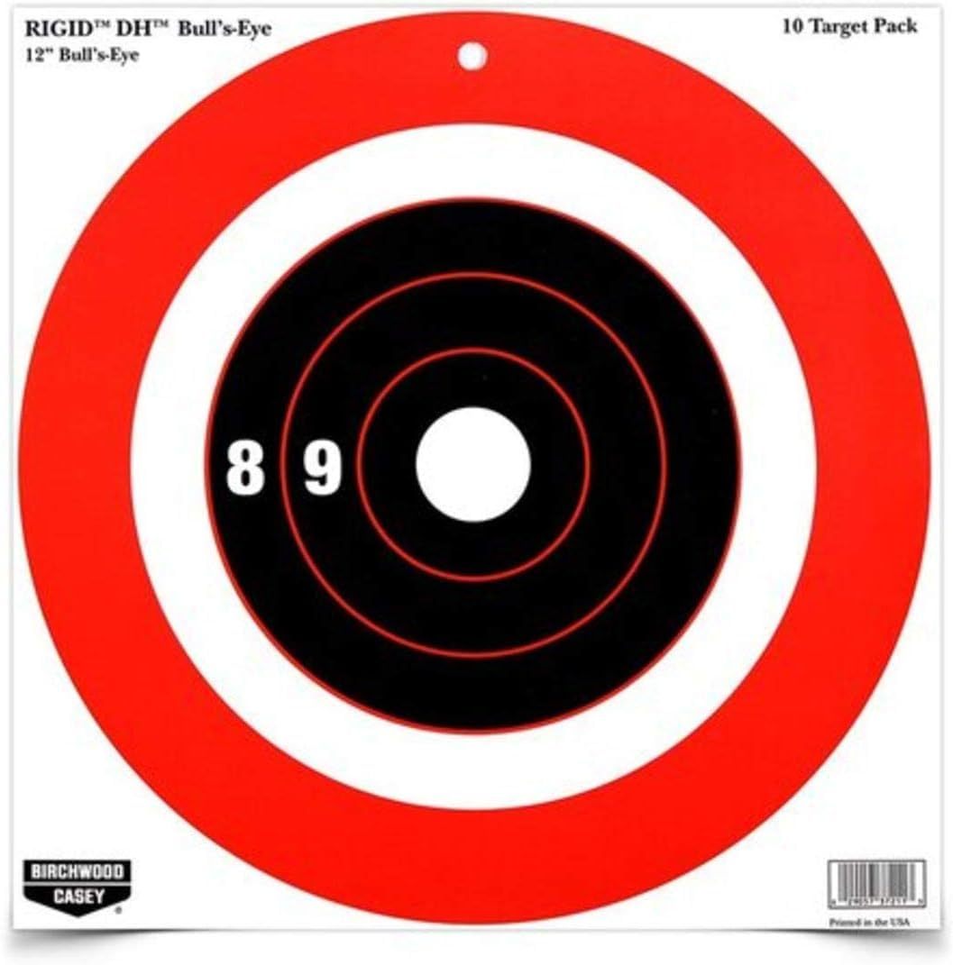 Birchwood Casey Rigid 12in Bull's-Eye DH High-Contrast Corrugated Paper Sho view 2