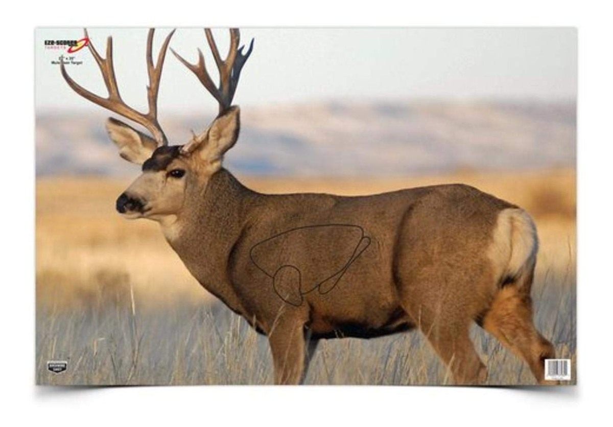 Birchwood Casey 37482 Eze-Scorer Mule Deer Paper Target (2 Count), 23 x 35