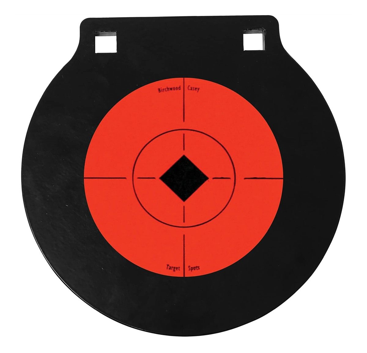 Birchwood Casey unisex adult 6 Inch 8 Gong one hole 3 AR500 Steel, Matte Bl