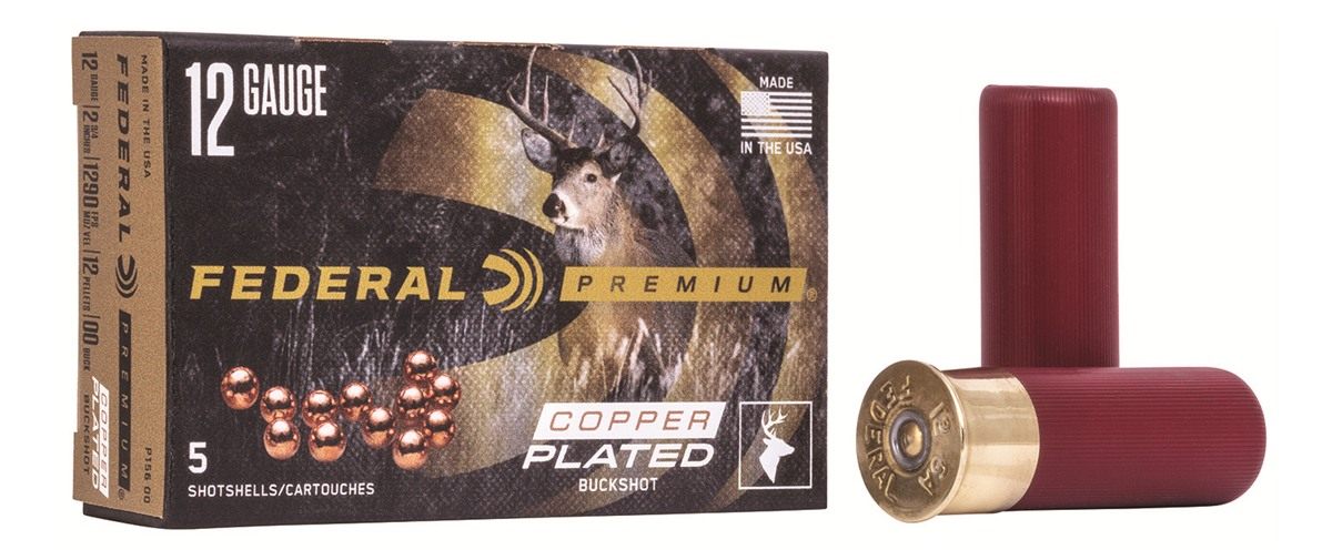 Federal Ammo P1584B Premium Magnum 12 Gauge 3in 41 Pellets 2oz 4 BuckShot 5