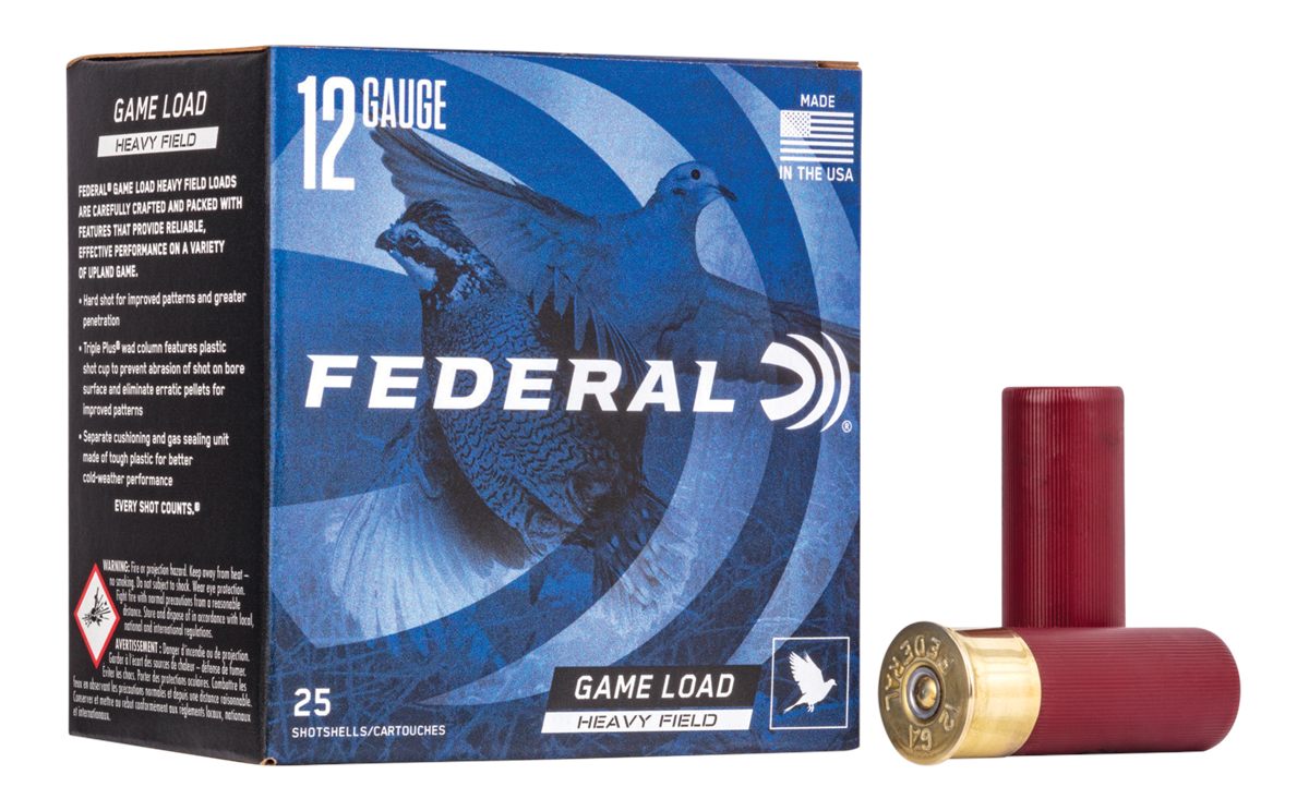 Federal Cartridge Game-Shok Upland - Heavy Field Load - 12ga 2-3/4in 1/8oz.