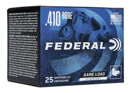Federal Game-Shok Upland Hi-Brass Load Shotshells .410 3in 11/16 oz 1135 fp view 2