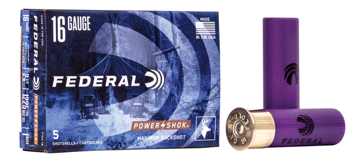 Federal Cartridge F1641B Power-Shok Magnum 16 Gauge 2.75in 12 Pellets 1 3/1