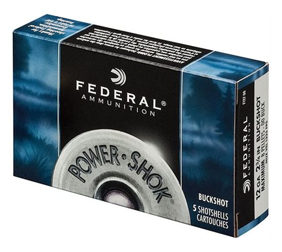 Federal F2033B Power-Shok Magnum 20 Gauge 2.75in Pellets 1oz 3 BuckShot 5 P view 2