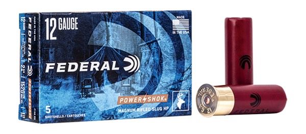 Federal F130RS Power-Shok 12 Gauge 2.75in 1 1/4oz Rifled SlugShot 5 Per Box view 3