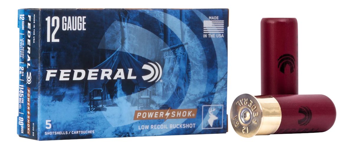 Federal H13200 Power-Shok Low Recoil 12 Gauge 2.75in 9 Pellets 1 3/16oz 00