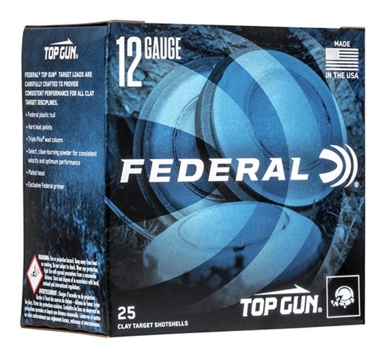 Federal Ammo TG1275 Top Gun 12 Gauge 2.75in 1 1/8oz 7.5 Shot 25 Per Box/10