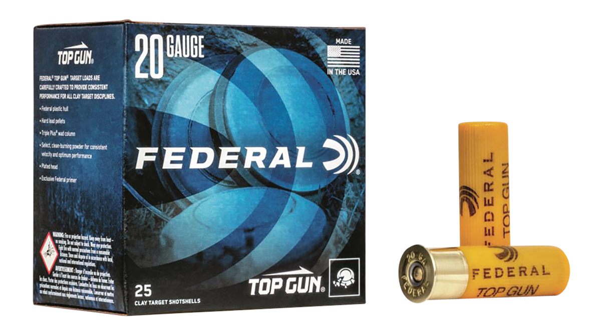 Federal TG209 Top Gun 20 Gauge 2.75in 7/8oz 9 Shot 25 Per Box/10 Case