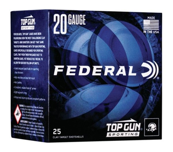 Federal TG209 Top Gun 20 Gauge 2.75in 7/8oz 9 Shot 25 Per Box/10 Case view 3
