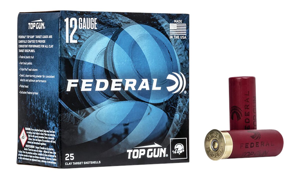 Federal TGL128 Top Gun 12 Gauge 2.75in 1 1/8oz 8 Shot 25 Per Box/10 Case
