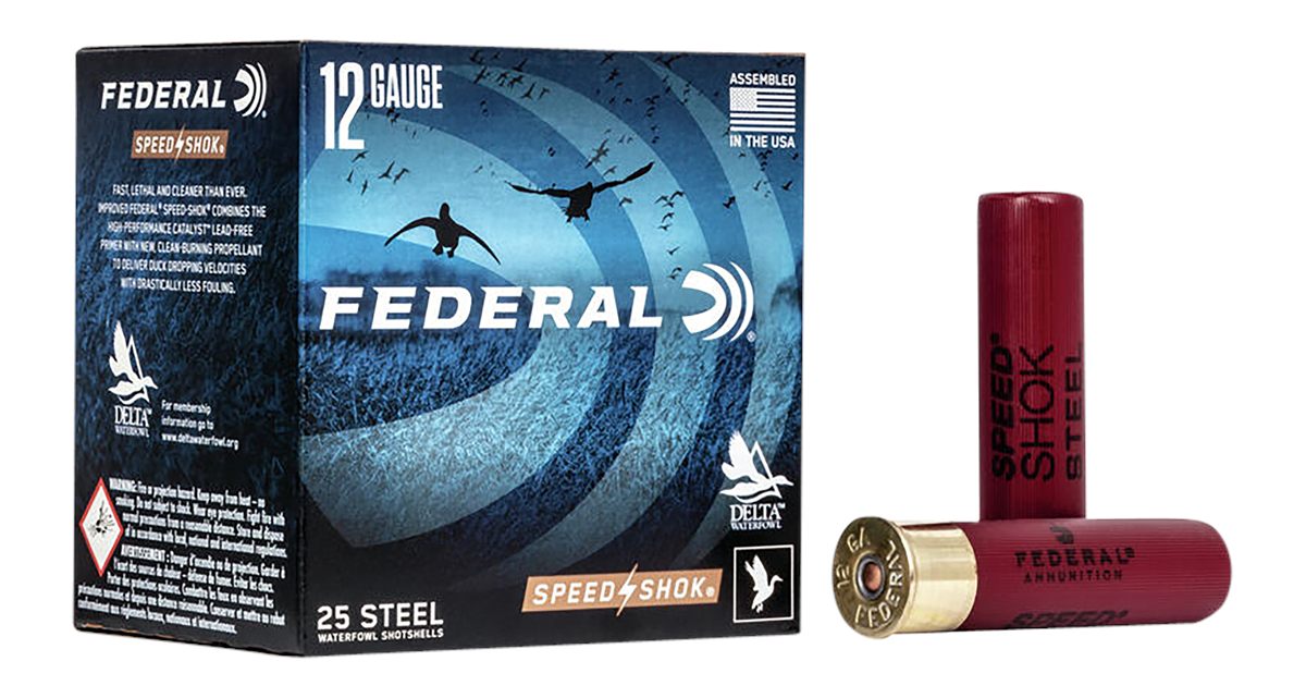 Federal WF133BB Speed-Shok 12 Gauge 3.50in 1 3/8oz BBShot 25 Per Box/10 Cas
