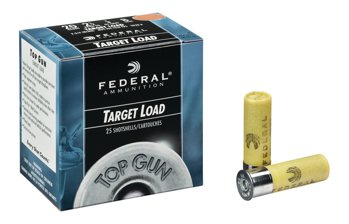 Federal TG208 Top Gun 20 Gauge 2.75in 7/8oz 8 Shot 25 Per Box/10 Case