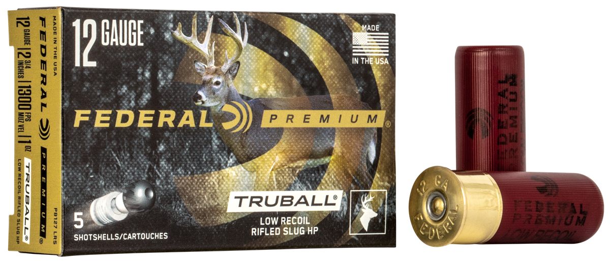 Federal PB127LRS Premium Vital-Shok TruBall 12 Gauge 2.75in 1oz RifledSlug
