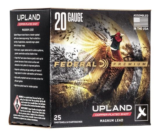Federal P2585 Premium Wing-Shok Magnum 20 Gauge 3in 1 1/4oz 5 Shot 25 Per B view 2
