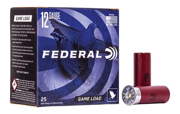Federal H1216 Game-Shok Upland 12 Gauge 2.75in 1oz 6 Shot 25 Per Box/10 Cas view 3
