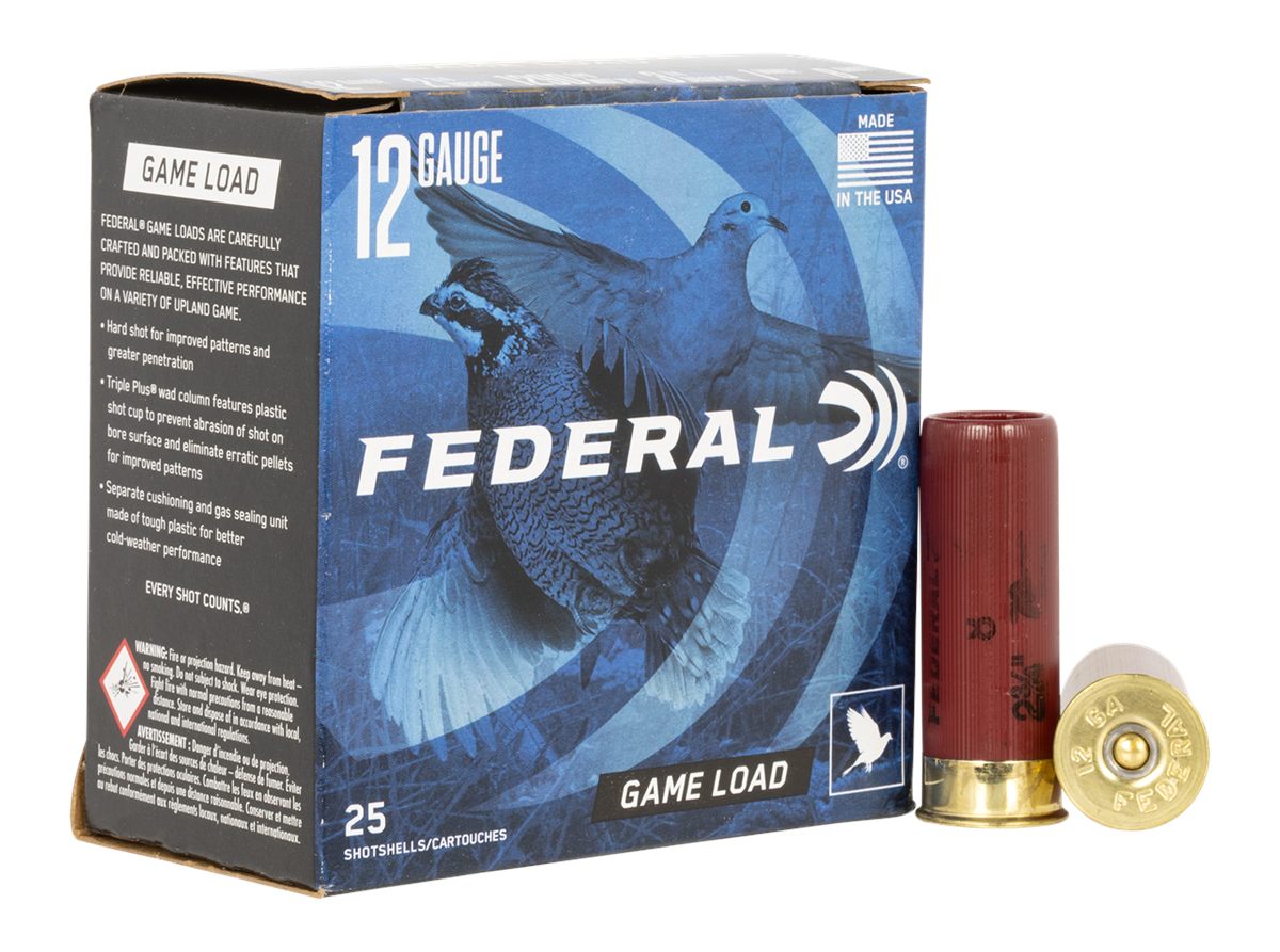 Federal Game-Shok Upland - Load - 12ga 2-3/4in 1oz. 8-Shot 25/Box