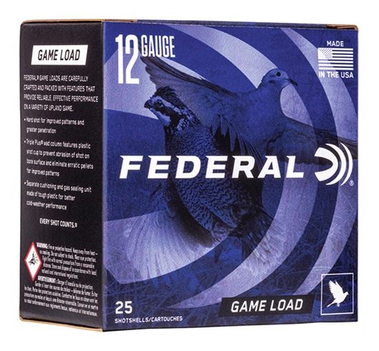 Federal Game-Shok Upland - Load - 12ga 2-3/4in 1oz. 8-Shot 25/Box view 2