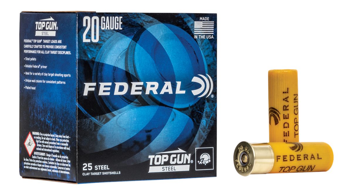 Federal TG2517 Top Gun Steel 20Gauge 2.75" 7/8oz 7Shot 25 Per Box/10 Case