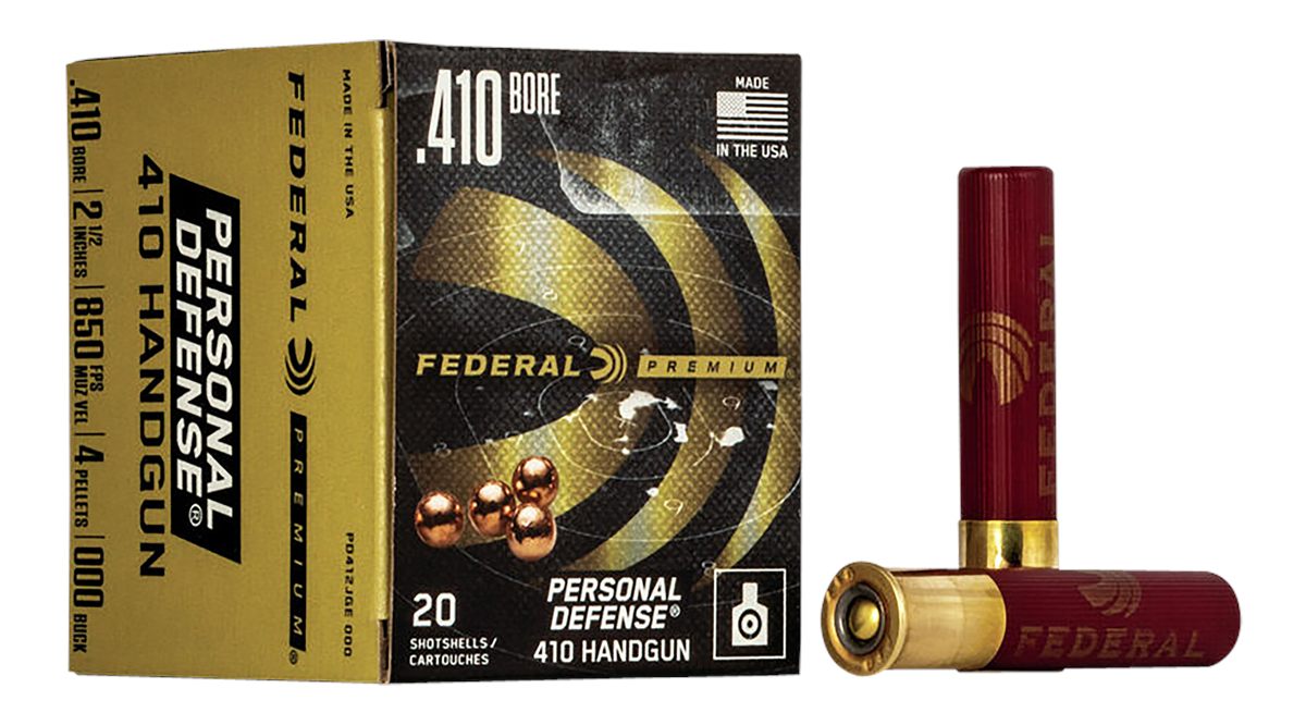 Federal PD412JGE000 Premium Personal Defense 410 Gauge 2.50in 7/16oz 000 Bu