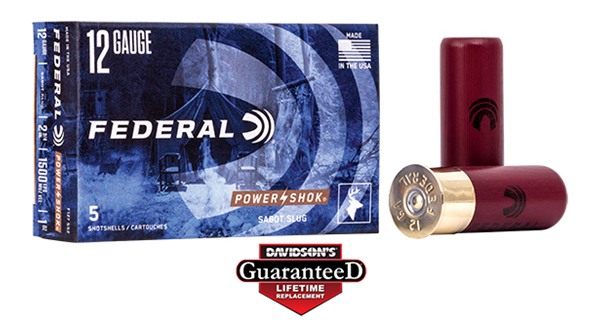 Federal F127SS2 Power-Shok Shotshell 12 Gauge 2.75in 1oz SabotSlug 5 Per Bo view 3