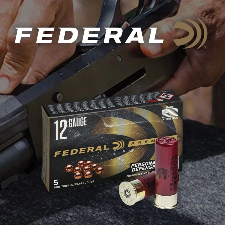 Federal PD13200 Premium Personal Defense 12 Gauge 2.75in 9 Pellets 00 BuckS