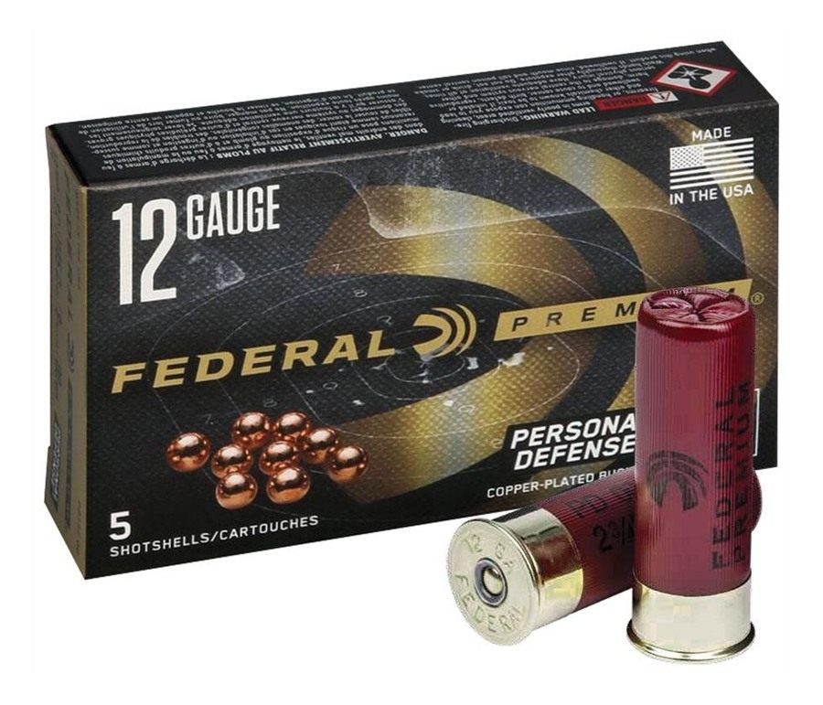 Federal PD13200 Premium Personal Defense 12 Gauge 2.75in 9 Pellets 00 BuckS view 2