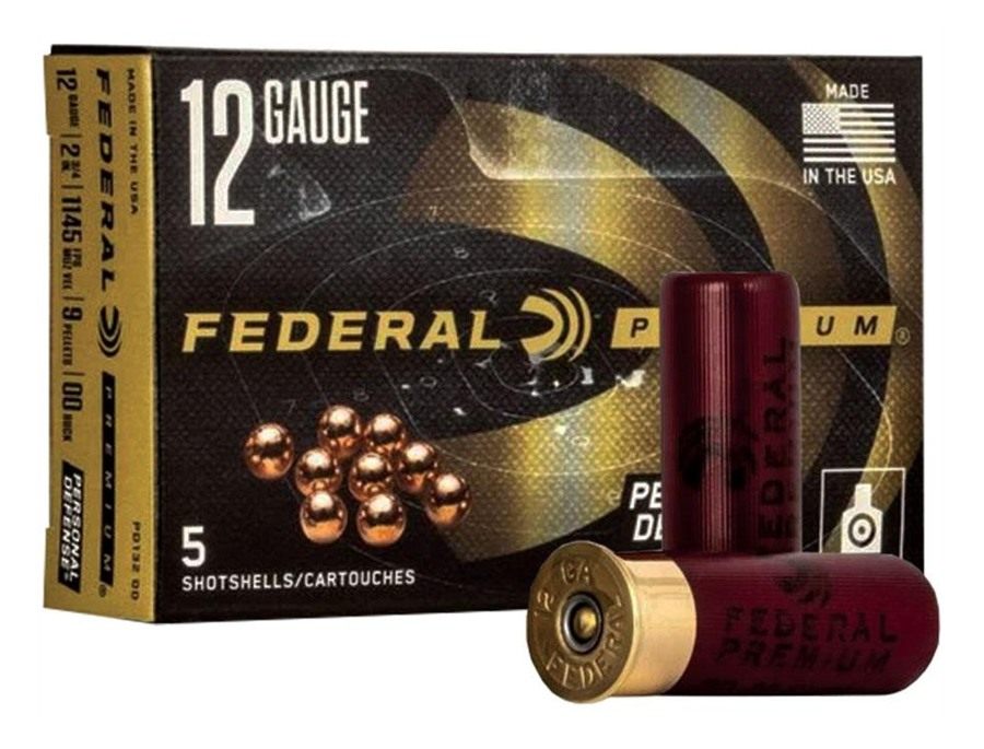 Federal PD13200 Premium Personal Defense 12 Gauge 2.75in 9 Pellets 00 BuckS view 5