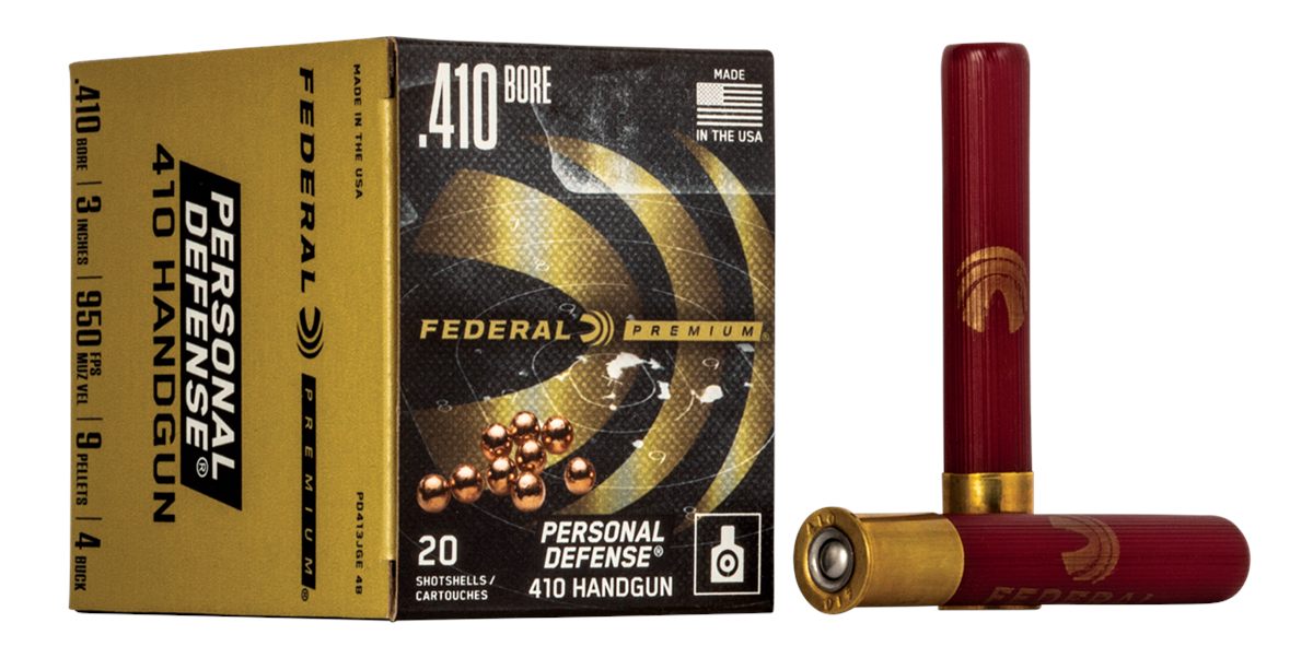 Federal Premium Personal Defense 410 Handgun Shotshell Ammunition - Judge g