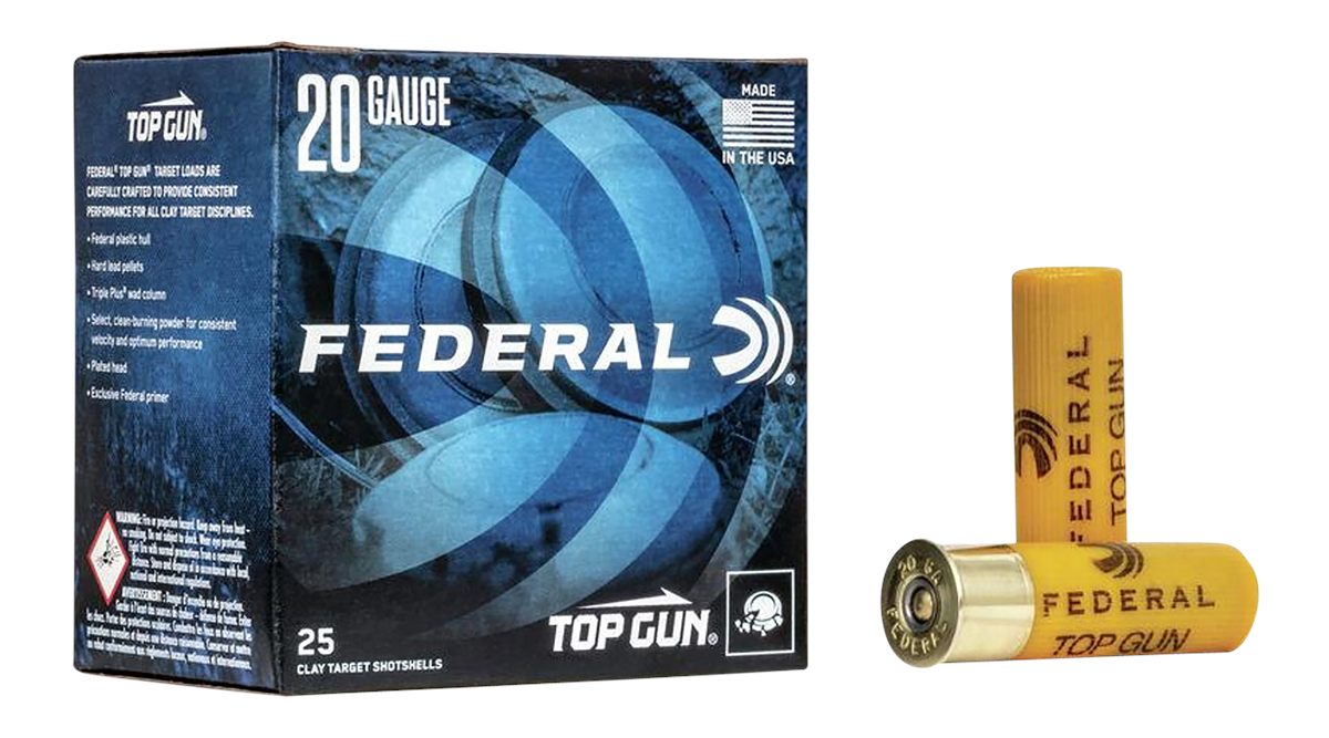 Federal TG2075 Top Gun 20 Gauge 2.75in 7/8oz 7.5 Shot 25 Per Box/10 Case