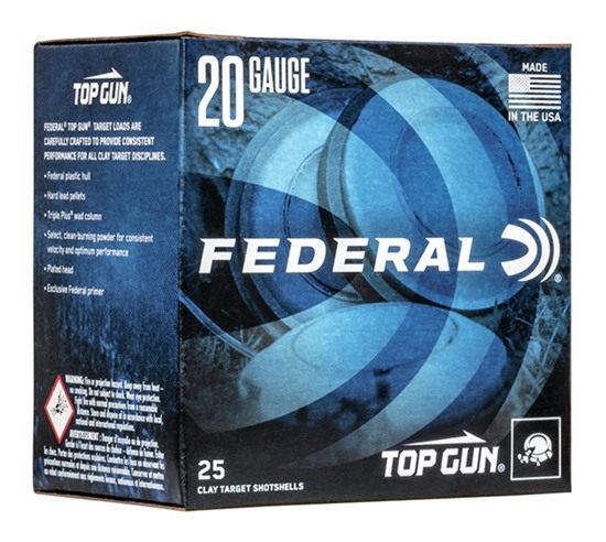 Federal TG2075 Top Gun 20 Gauge 2.75in 7/8oz 7.5 Shot 25 Per Box/10 Case view 2