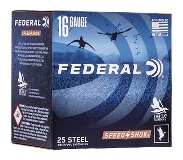 Federal WF1682 Speed-Shok 16 Gauge 2.75in 15/16oz 2 Shot 25 Per Box/10 Case view 3