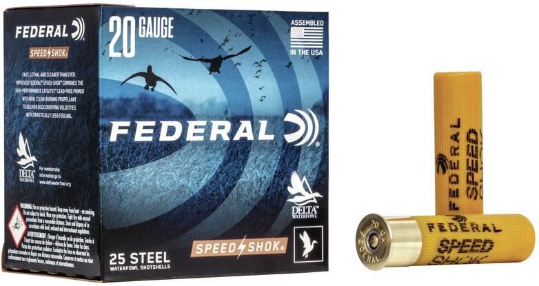 Federal Cartridge WF2084 Speed-Shok 20 Gauge 2.75in 3/4oz 4 Shot 25 Per Box